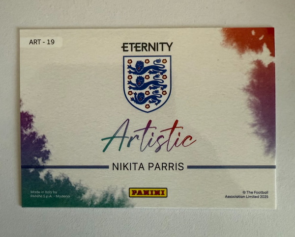 2025 Panini Eternity Lionesses Nikita Parris Artistic Gold 1/5 MGC 10 Bookstart