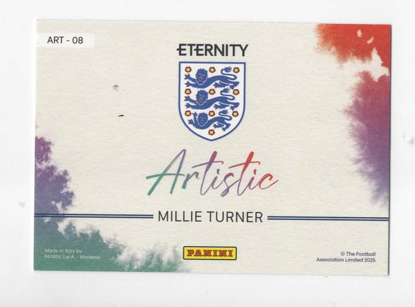 2025 Panini Eternity Lionesses Millie Turner Artistic Gold 5/5 Bookend MGC 9