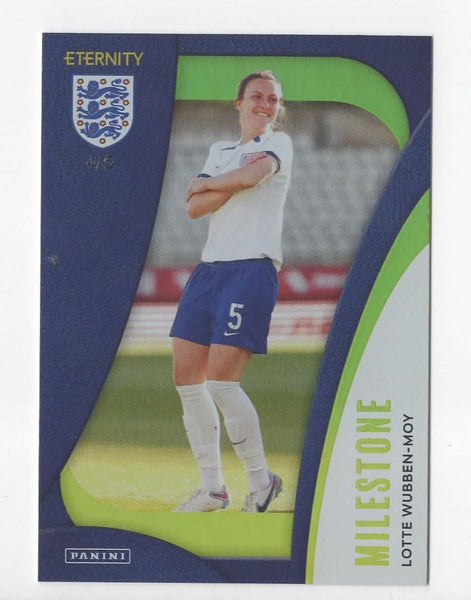 2025 Panini Eternity Lionesses Lotte Wubben-Moy England Gold /5 MGC 9 Card