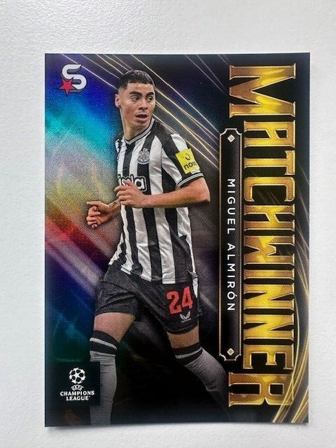 Topps Superstars 2024 23/24 Miguel Almiron Matchwinner Newcastle Card MW-23