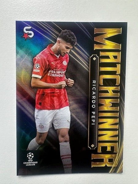 Topps Superstars 2024 23/24 Ricardo Pepi Matchwinner PSV Eindhoven Card MW-24