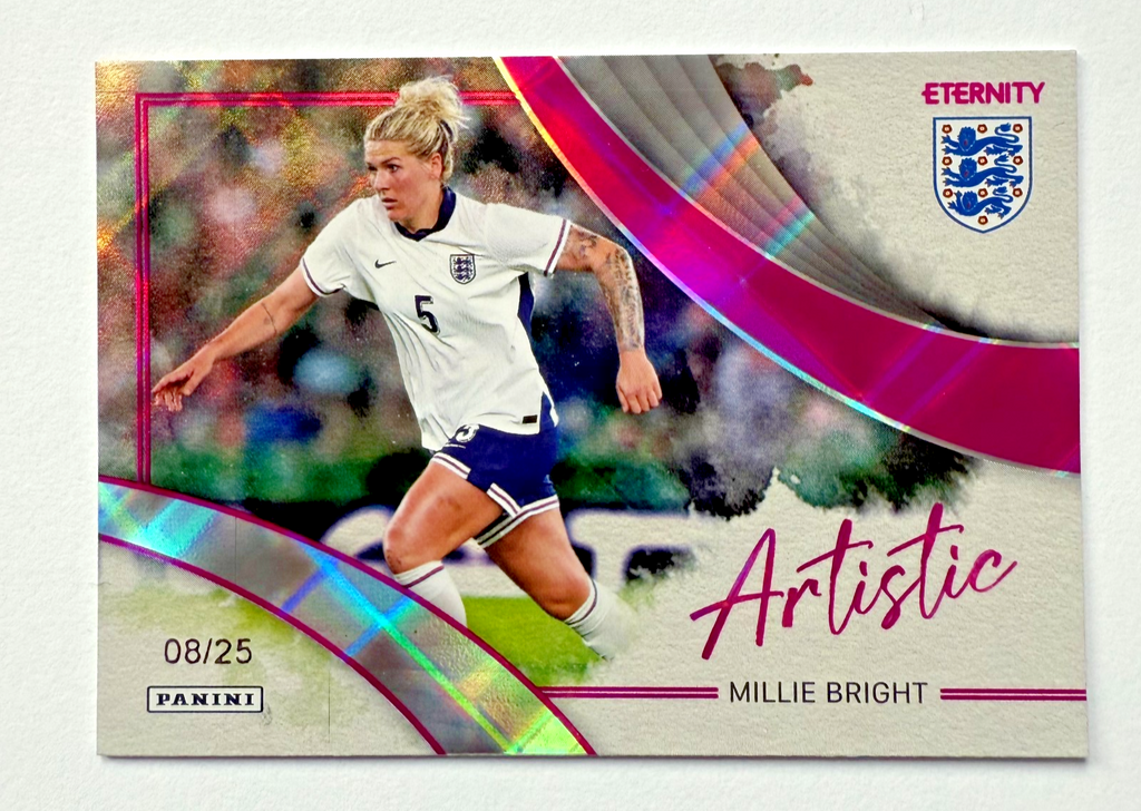 Panini Eternity 2025 Millie Bright Artistic Magenta /25 Lionesses England Card