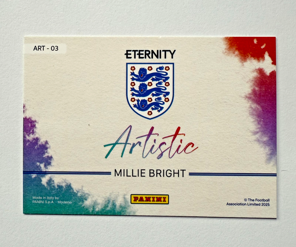 Panini Eternity 2025 Millie Bright Artistic Magenta /25 Lionesses England Card