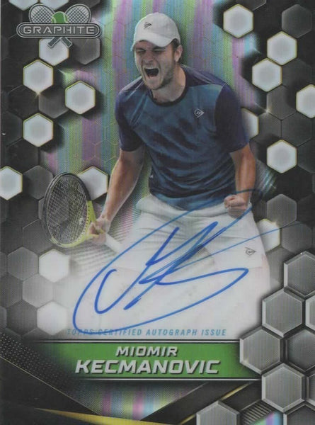 Topps Graphite 2024 Miomir Kecmanovic Auto Chrome Tennis Autograph Card