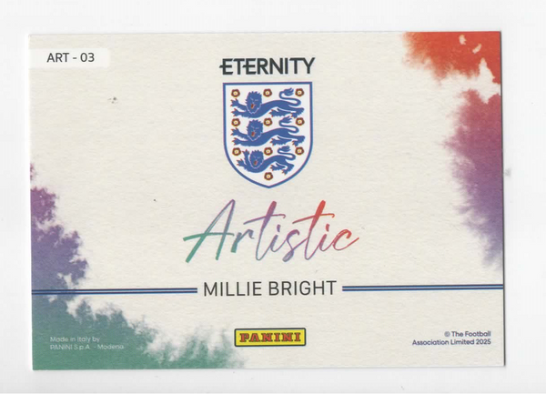 Panini Eternity 2025 Millie Bright Artistic Magenta /25 Lionesses England Card