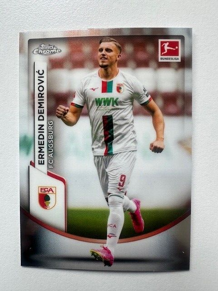 Topps Chrome Bundesliga 2023/24 Ermedin Demirovic FC Augsburg Card No 1