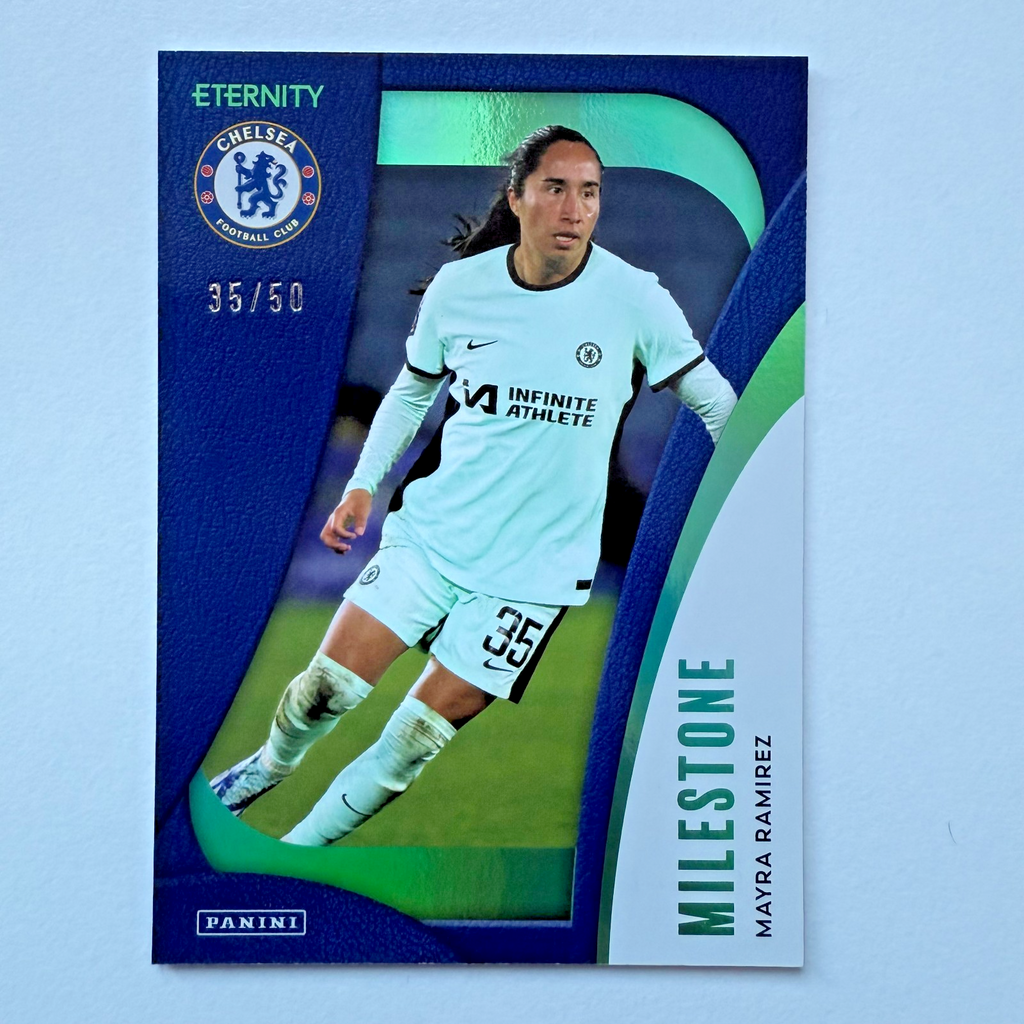 Panini Eternity WSL 25/26 Mayra Ramirez Milestone Green /50 Chelsea Card