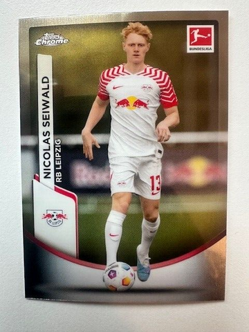 Topps Chrome Bundesliga 2023/24 Nicolas Seiwald RB Leipzig Card No 60