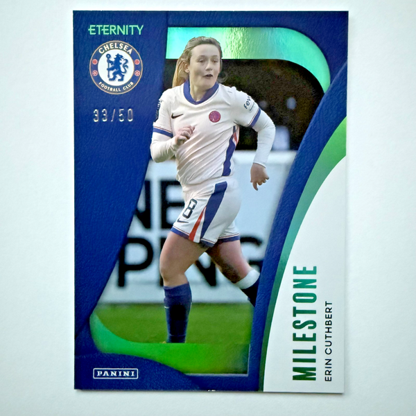 Panini Eternity WSL 25/26 Erin Cuthbert Milestone Green /50 Chelsea Card