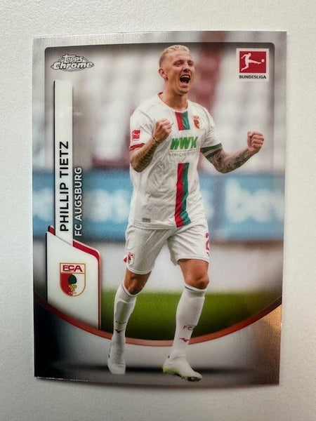 Topps Chrome Bundesliga 2023/24 Phillip Tietz FC Augsburg Card No 4