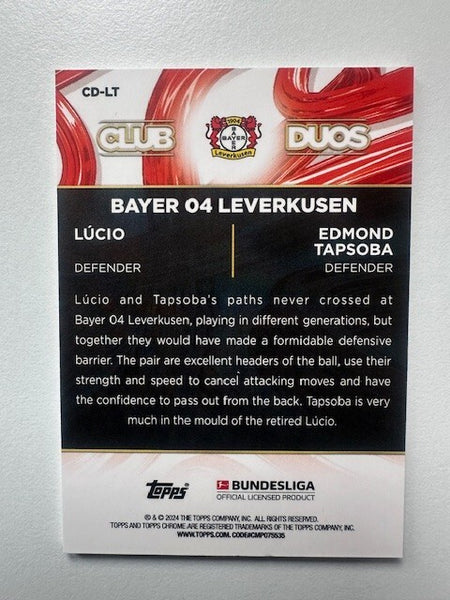 Topps 60 Years Celebration Bundesliga 2023/24 Lucio & Tapsoba Duo Card
