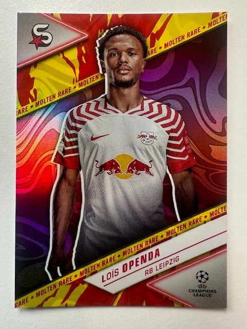 Topps Superstars 2024 23/24 Lois Openda Molten Rare RB Leipzig Card #132