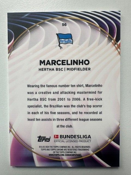 Topps 60 Years Celebration Bundesliga 2023/24 Marcelinho Hertha BSC Card #56