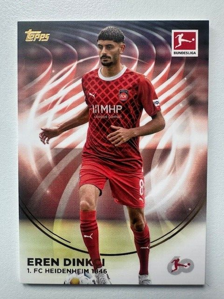 Topps 60 Years Celebration Bundesliga 2023/24 Eren Dinkci Heidenheim Card #66