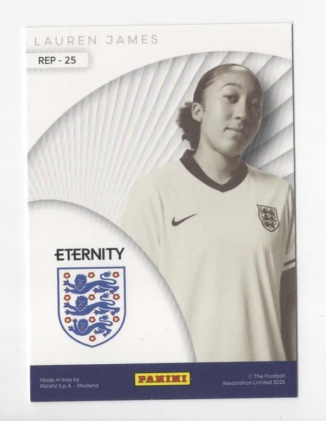 Panini Eternity Lionesses 2025 Lauren James England Represent Green Card /50