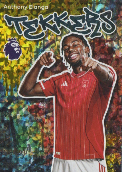 Topps Premier League 25/26 Anthony Elanga Tekkers Yellow Parallel Card /299