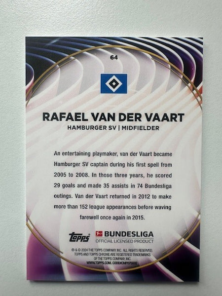 Topps 60 Years Celebration Bundesliga 2023/24 Rafael Van Der Vaart Card #64