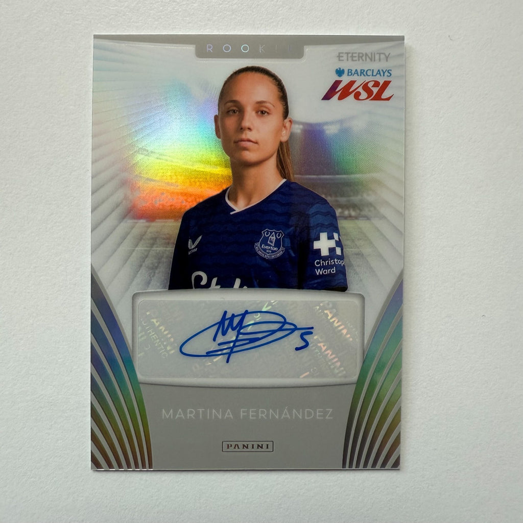 Panini Eternity WSL 25/26 Martina Fernandez Rookie Auto Everton Autograph Card