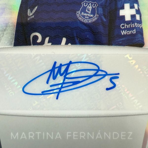 Panini Eternity WSL 25/26 Martina Fernandez Rookie Auto Everton Autograph Card