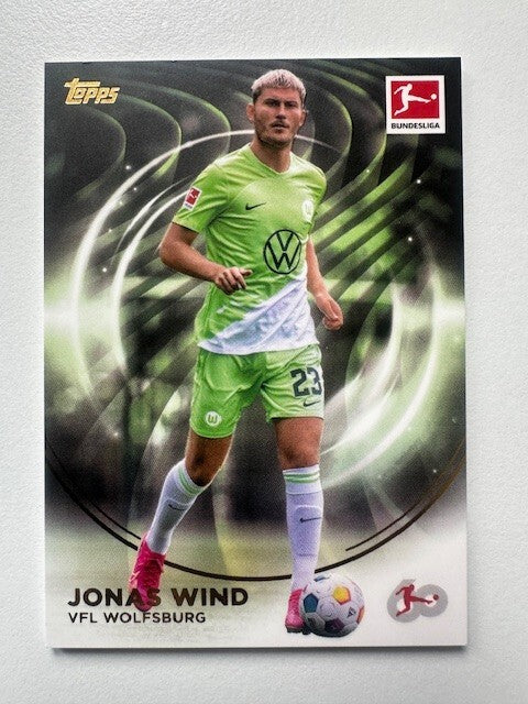 Topps 60 Years Celebration Bundesliga 2023/24 Jonas Wind Wolfsburg Card #55