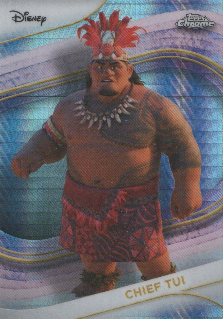 Topps Disney Chrome 2025 Chief Tui Moana Base Card #17