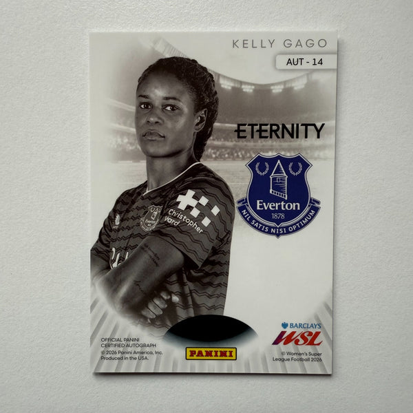 Panini Eternity WSL 25/26 Kelly Gago Auto Everton Autograph Card