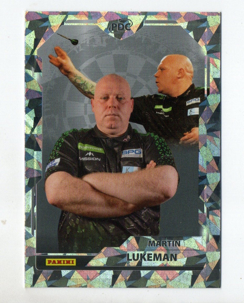 Panini 2026 PDC World Championship Darts Martin Lukeman Cracked Ice Card