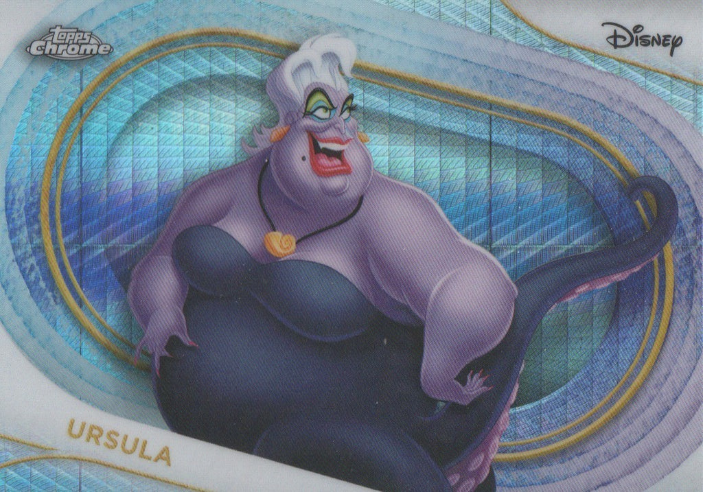 Topps Disney Chrome 2025 Ursula The Little Mermaid Base Card #62