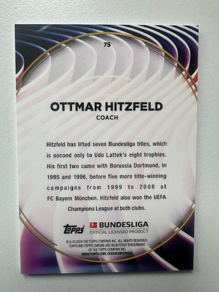 Topps 60 Years Celebration Bundesliga 2023/24 Ottmar Hitzfeld Coach Card #75