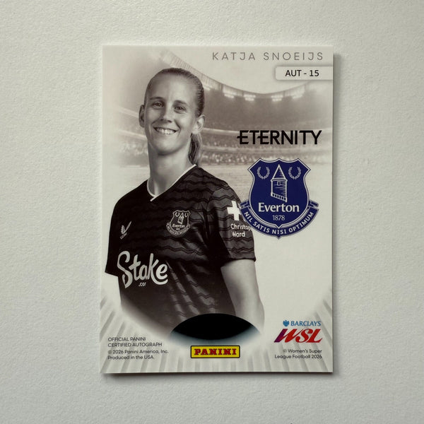 Panini Eternity WSL 25/26 Katja Snoeijs Auto Everton Autograph Card