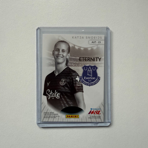 Panini Eternity WSL 25/26 Katja Snoeijs Auto Everton Autograph Card