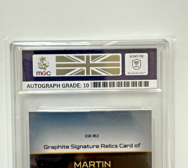 2024 Topps Chrome Graphite Martin Landaluce Relic Auto 01/25 MGC 9 RC Bookstart
