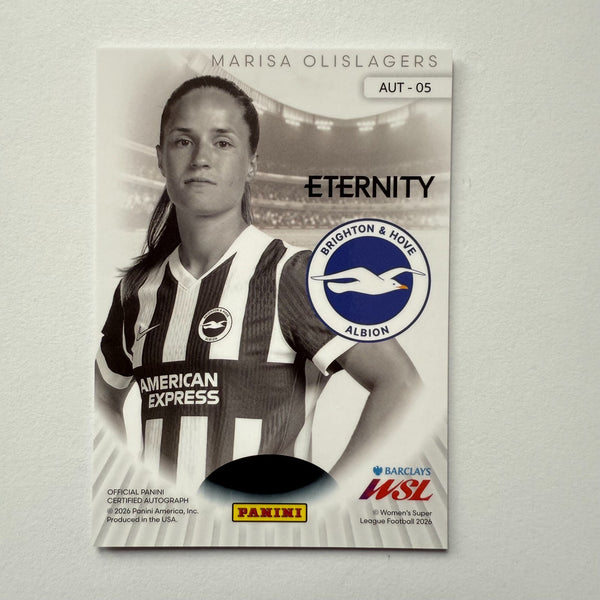 Panini Eternity WSL 25/26 Marisa Olislagers Auto Brighton Autograph Card
