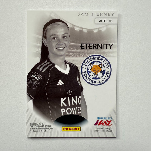 Panini Eternity WSL 25/26 Sam Tierney Auto Leicester City Autograph