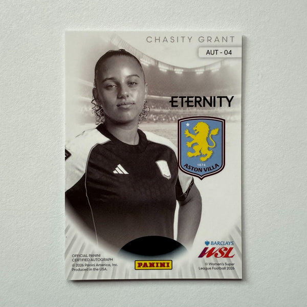 Panini Eternity WSL 25/26 Chasity Grant Auto Aston Villa Autograph