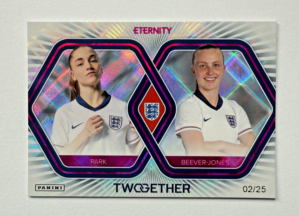 Panini Eternity 2025 Park Beever-Jones Twogether Magenta /25 Lionesses Card