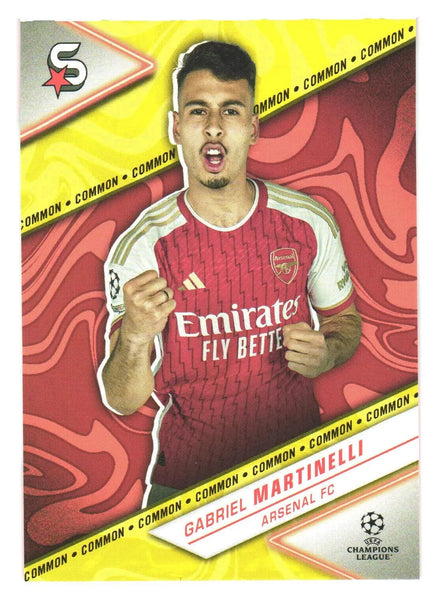 Topps Superstars 2024 23/24 Gabriel Martinelli Common Arsenal Trading Card #9