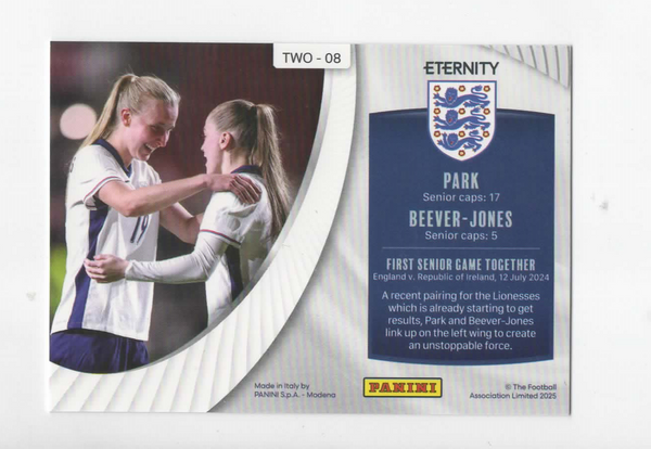 Panini Eternity 2025 Park Beever-Jones Twogether Magenta /25 Lionesses Card