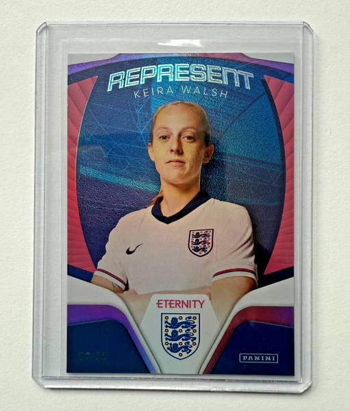 Panini Eternity 2025 Keira Walsh Represent Magenta /25 Lionesses England Card