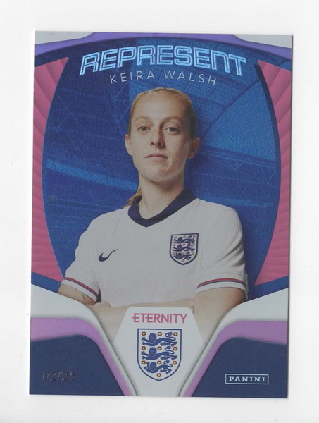 Panini Eternity 2025 Keira Walsh Represent Magenta /25 Lionesses England Card