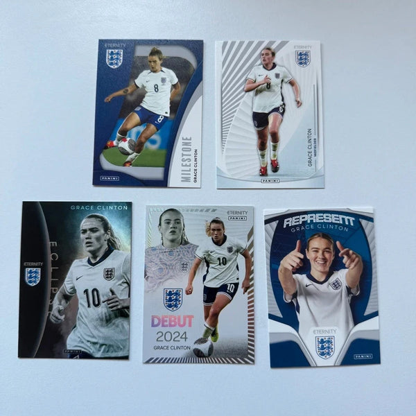 Panini Eternity Lionesses 2025 Grace Clinton 5-Card Insert Bundle Set