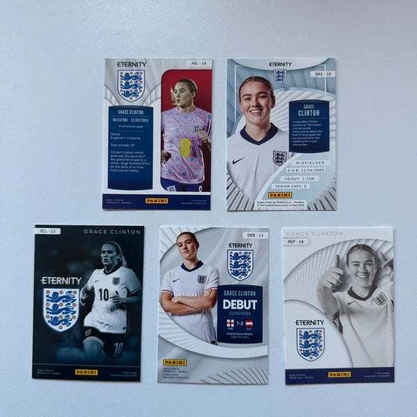 Panini Eternity Lionesses 2025 Grace Clinton 5-Card Insert Bundle Set