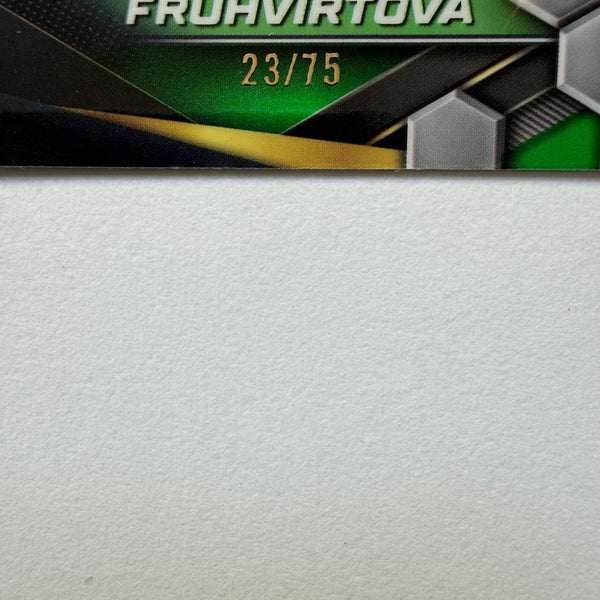 Topps 2024 Graphite Tennis Linda Fruhvrtova Green Parallel Chrome Card /75