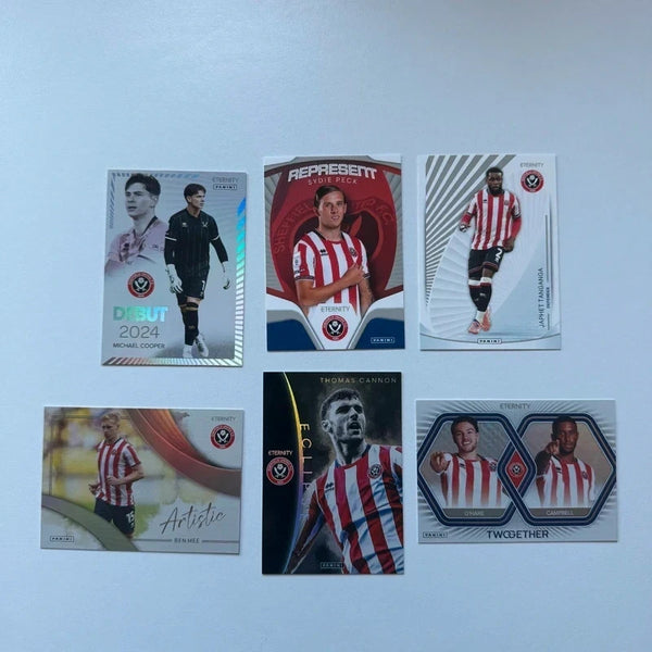 Panini EFL Eternity 2026 Sheffield United 6-Card Bundle Set