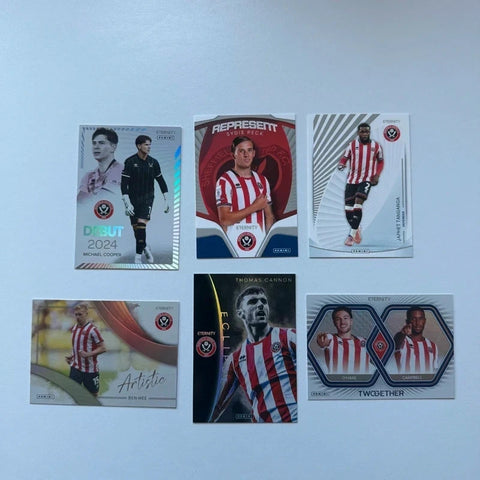 Panini EFL Eternity 2026 Sheffield United 6-Card Bundle Set
