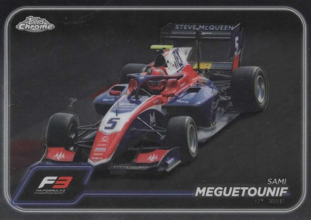 Topps Chrome Formula 1 2024 Sami Meguetounif F3 Trident Card #119