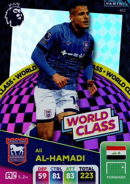Panini Premier League Adrenalyn XL 24/25 2025 Ali Al-Hamadi World Class Ipswich