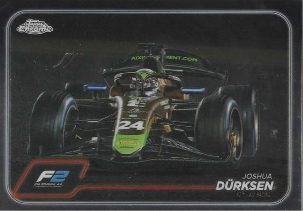 Topps Chrome Formula 1 2024 Joshua Durksen F2 Aix Racing Card