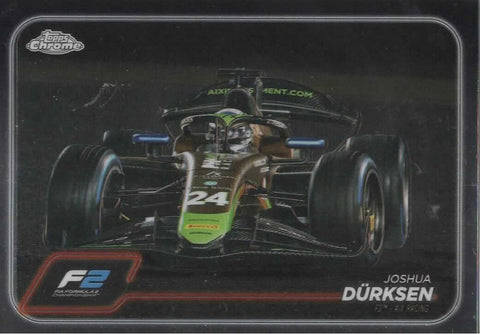 Topps Chrome Formula 1 2024 Joshua Durksen F2 Aix Racing Card