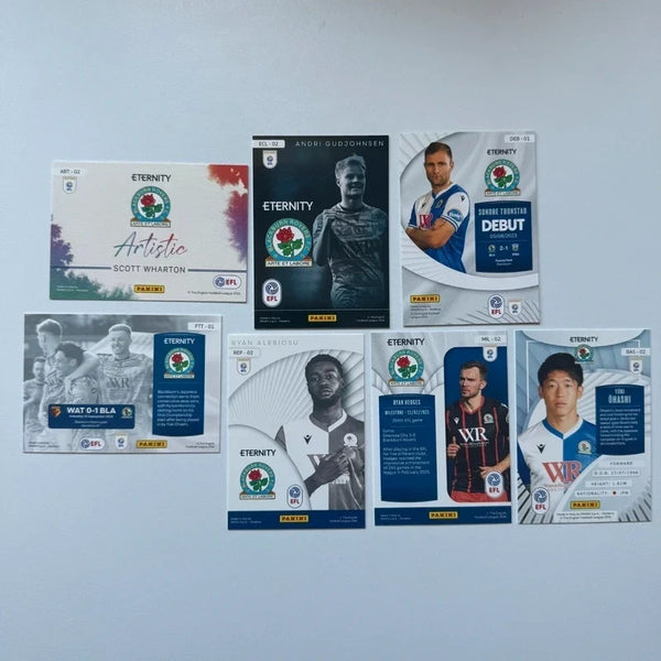 Panini EFL Eternity 2026 Blackburn Rovers 7-Card Bundle Set